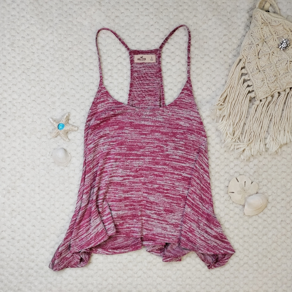 🏷️Buy 4 Get 1 Free🏷️Hollister Racer Back Flowy Tank Top